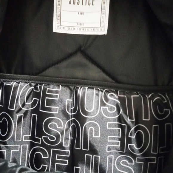 Justice Girls Backpack Splatter With Wristlet Pouch - Picture 7 of 7
